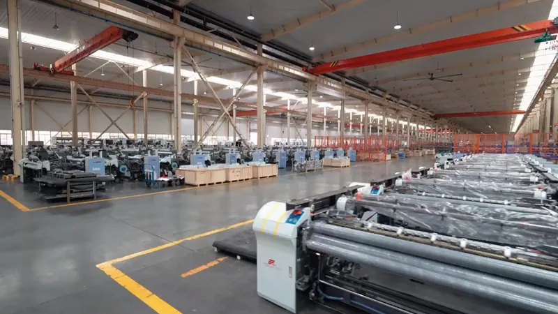 Inside RIFA Shandong Advanced Textile Machinery Manufacturing